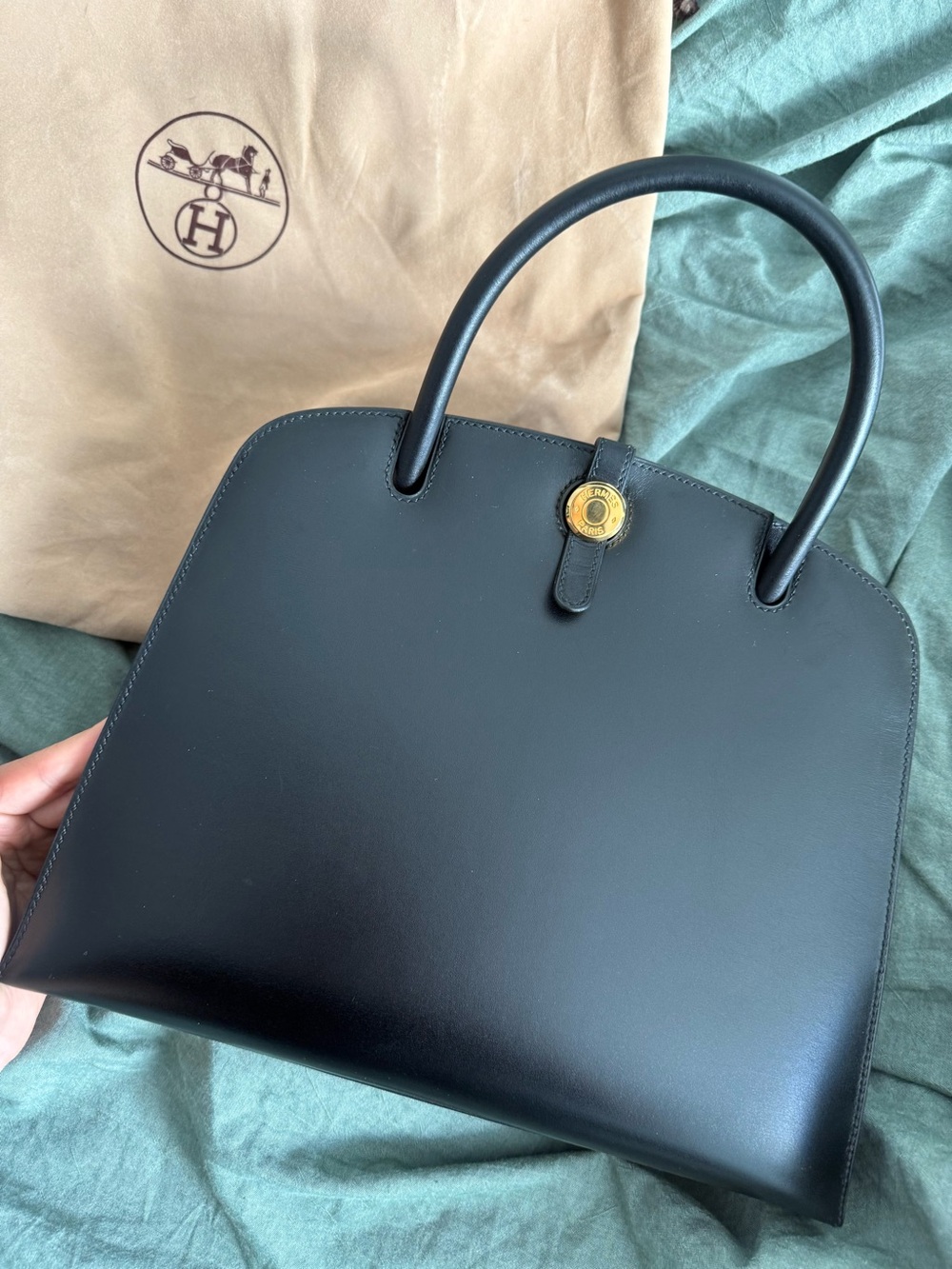 Hermes 2000 Noir Chamonix Dalvy 30 GHW - Picture 2 of 10
